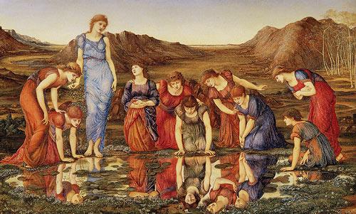 Edward Burne-Jones The Mirror of Venus Germany oil painting art